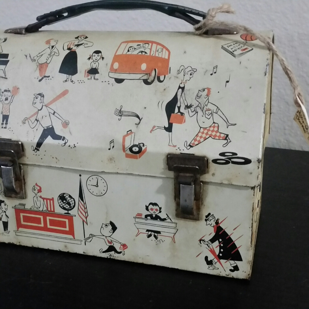 Antique Metal Lunchbox American Thermos Co